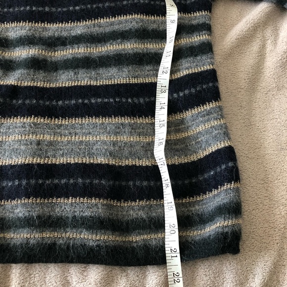 Sezane Kate Pullover in navy blue with stripes - Picture 6 of 7